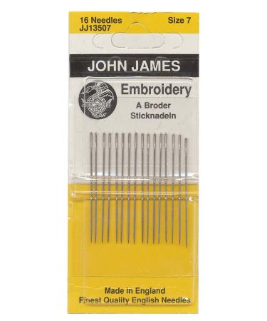 Colonial Needle 12 Count Richard Hemming Darners Needle, Size 7