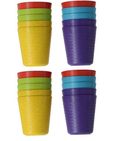 Klickpick Home Kids Cups with Built-in Straw - Set of 8 Toddler Drinking  Cups with Straws 10 Ounce - Children Sip-a-Cup Dishwasher Safe BPA Free  Brightly Colored Great Kid and Toddler Tumbler