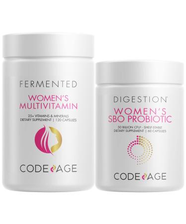 Codeage Women s Multivitamin Bundle: Women s Formula & Women s Probiotic Daily Vitamins
