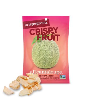 Crispy Green Freeze-Dried Fruit, Single-Serve, Cantaloupe, 0.35 Ounce (Pack of 12)