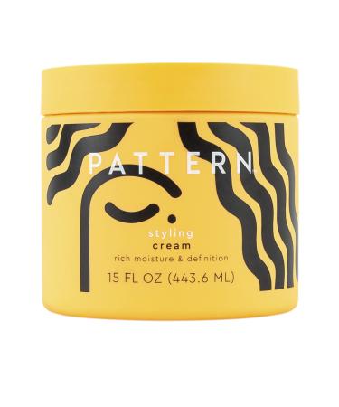 pattern Beauty Styling Cream for Curlies  Coilies and Tight Textures  15 Fl Oz 15 Fl Oz (Pack of 1)
