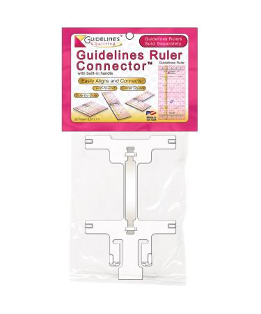 Guidelines4quilting - 6-Pack Seam Guides x 2 x 1/32 - Peel & Stick