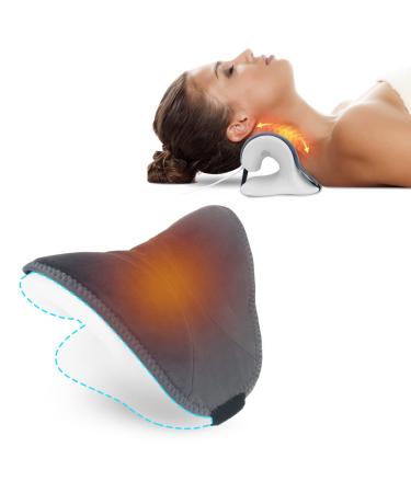 Comfheat USB Heated Cover for Neck Stretchers Soft Heating Pad Case for Cervical Traction Pillow Heat Therapy for Neck Pain Relief Tension Adjustable Temperature Auto Off Timer (Only Heated Cover)