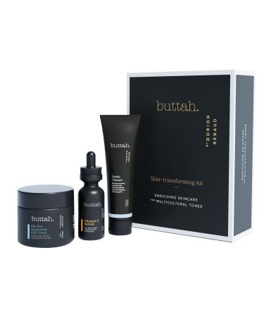 Buttah Skin by Dorion Renaud Oil-Free Hyaluronic Gel Cream 2oz - Daily Moisturizer - Hyaluronic Acid for Deep Hydration - AM & PM Moisturizer - Naturally Based Skin Care - Black-Owned Skincare