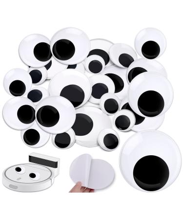16PCS Giant Googly Eyes, YGAOHF 4 Inch 3 Inch 2 Inch Sticky Big Googly Eyes Self Adhesive, Large Googly Eyes Wiggle Eyes for DIY Crafts