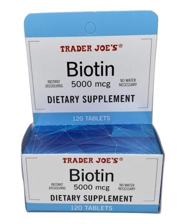 Trader Joe's Biotin 5000 mcg Dietary Supplement