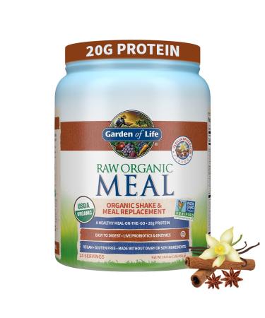 Garden of Life RAW Organic Meal Shake & Meal Replacement Vanilla Spiced Chai 16 oz (454 g)