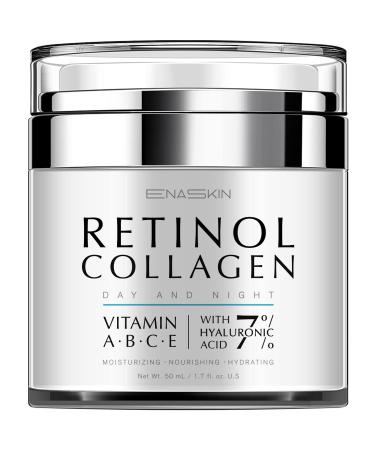 EnaSkin Retinol Cream For Face Night and Day Skin Cream with Retinol Collagen Face Cream Vitamin C Moisturizer Retinol Moisturizer for Face Sensitive Skin