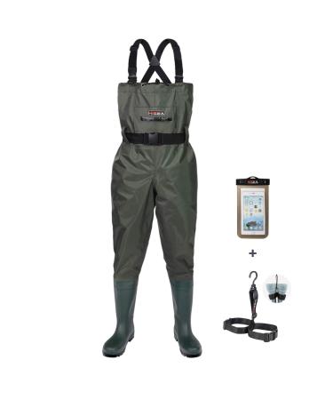 HISEA Neoprene Fishing Chest Waders for Men with Boots Cleated Bootfoot  Waterproof Mens Womens Wader Fishing & Hunting Wader