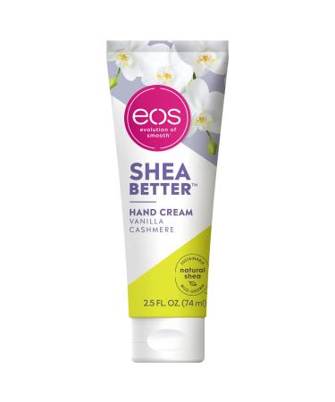 eos Shea Better Hand Cream - Vanilla Cashmere | Instant Hydration + Lasting Protection | 2.5 oz