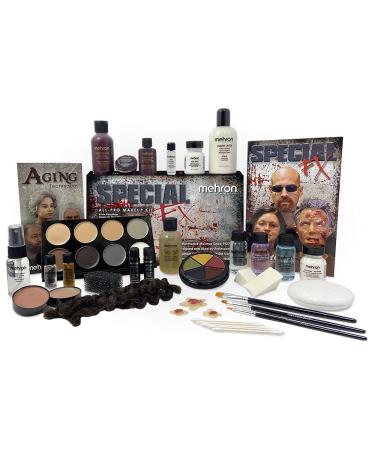 Mehron Makeup Special FX Makeup Kit for Halloween, Horror, Cosplay, Trauma, Blood Special Effects, Wounds, Injuries, Stage, Theater, Education, Old Age Effects