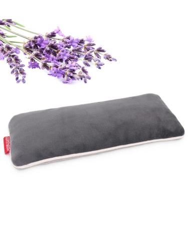 Comfheat Lavender Weighted Eye Pillow for Yoga Microwavable Moist Heat Eye Compress Mask with Washable Cover for Relaxation Sleeping Meditation Yoga Spa Migraine Relief