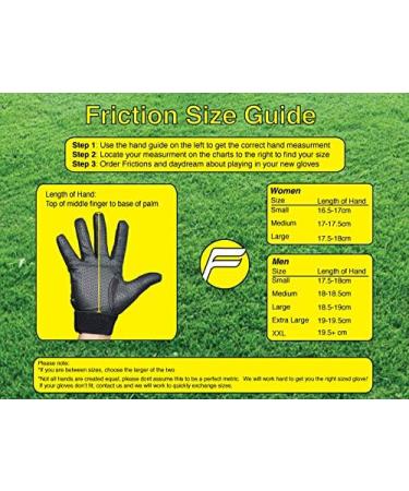 Friction Gloves Friction 3 Ultimate Frisbee Gloves - Pair White Men XXL