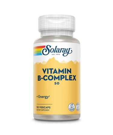 SOLARAY B-Complex Supplement 50mg 50 Count