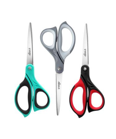 LIVINGO 2 Pack Premium Tailor Scissors Heavy Duty Multi-Purpose Titanium  Coating Forged Stainless Steel Sewing Fabric Leather Dressmaking Comfort  Grip Shears Professional Crafting (8.5+9.5INCH)