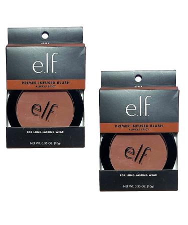 Pack of 2 e.l.f. Primer-Infused Blush Always Spicy 83094