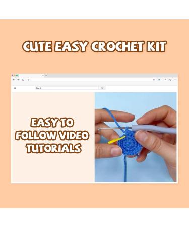 Set Of 3 Crochet Kit For Beginners With Step-by-step Video Tutorials  Crochet Animal Kit For Kid And