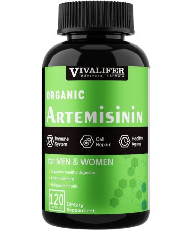 Vivalifer Artemisinin 500 mg Improve Immune Function Digestive Support -120 Vegan Capsules