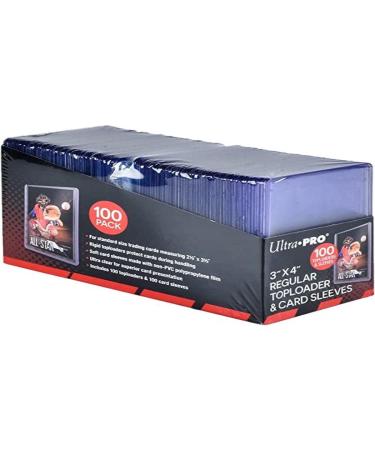 Ultra Pro 100 Pcs Soft Card Sleeves, 2 5/8 x 3 5/8-Inches