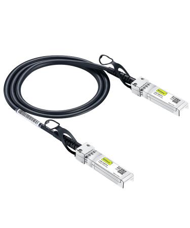 10Gtek 1.25G SFP DAC Twinax Cable - Gigabit Passive Direct Attach Copper Twinax SFP Cable for Cisco SFP-1GBASE-CU2.5M Ubiquiti UniFi Fortinet Netgear TP-Link and More 2.5-Meter(8.2ft) 2.5m 1G 1