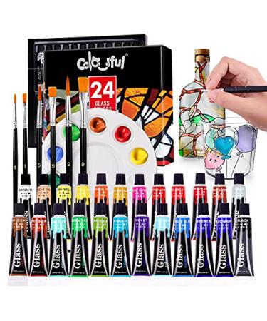 Colorful Fabric Paint Set with 6 Brushes 1 Palette 26 Colors Waterproof  Permanent Textile Painting Kit for Adults to Arts on Clothes Shoes and  Canvases 26 Bottles Color