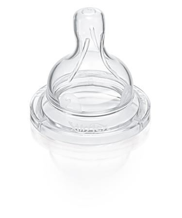  Avent Natural Teat - Fast Flow 4 Hole 6mth+ (2) : Baby