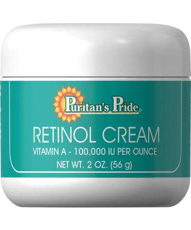 Puritan's Pride 2 Pack of Retinol Cream (Vitamin A 100,000 IU Per Ounce) Puritan's Pride Retinol Cream (Vitamin A 100,000 IU Per Ounce)-2 Cream
