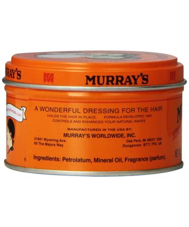  Murrays Edgewax Gel 4 Ounce Jar (120ml) (6 Pack