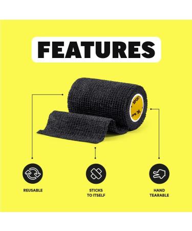 SPORTTAPE Self-Adhesive Football Sock Tape & Shin Pad Tape (Single