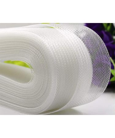  50 Yards Polyester Boning for Sewing - Sew-Through Low Density  Boning for Corsets, Nursing Caps, Bridal Gowns (6mm, White)