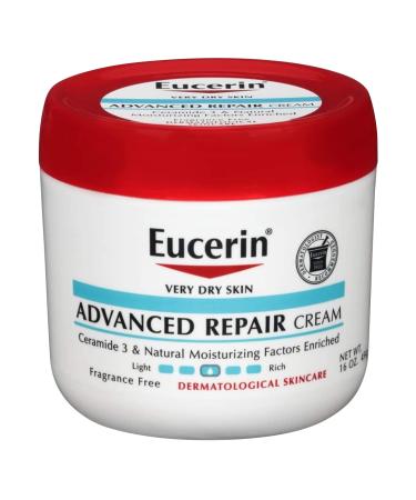 Eucerin Creme Advanced Repair 16 Ounce Jar (473ml)