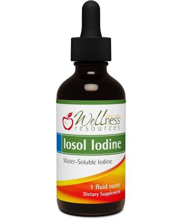 Wellness Resources Iosol Iodine Water Soluble Liquid Iodine - 1 Oz