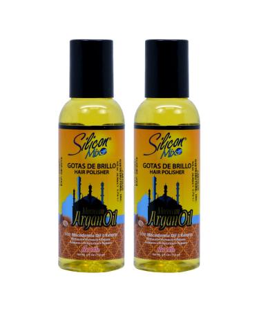 Silicon Mix Moroccan & Argan Oil Gotas de Brillo Hair Polisher 4oz