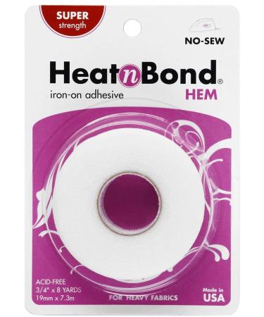 HeatnBond UltraHold Iron-On Adhesive, 7/8 Inch x 10 Yards, Black