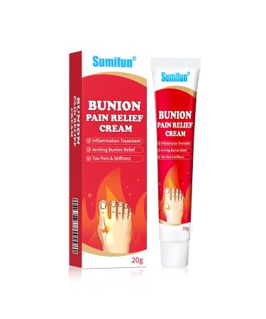 Sumifun Bunion Pain Relief Cream, 4 Counts Bunion Pain Cream for Bunion Relief & Toe Swelling - Pain Relief Foot Cream for Back, Neck, Knee, Hand, Wrist, Shoulder, Feet