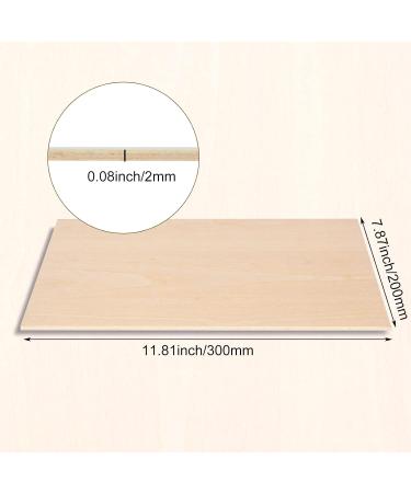 Pack of 8 PCS 12 X 12 Inch Craft Wood, Plywood Board Basswood Sheets, –  Loomini