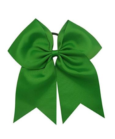 Cheer Bows White Cheerleading Softball - Gifts for Girls and Women Team Bow  with Ponytail Holder Complete your Cheerleader Outfit Uniform Strong Hair