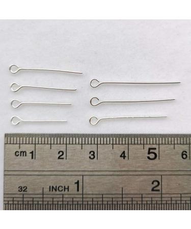 2 Inch Eye Pins Silver For Jewellery Making