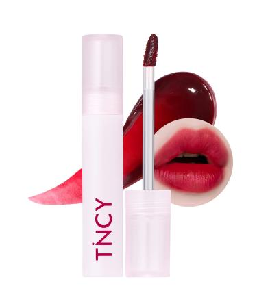ItS SKIN Tincy All Daily Tattoo Long-Lasting Lip Stain Tint 4g (05 Manhattan Cherry) - For Satin Finish, High Pigmentation Smudge-proof & Mask-proof Lip Makeup, Lightweight Moisturizing Lip Tint for Dry and Flaky Lips