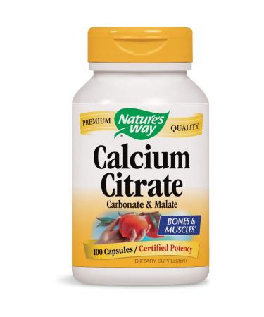 Nature's Way Calcium Citrate 100 Capsules