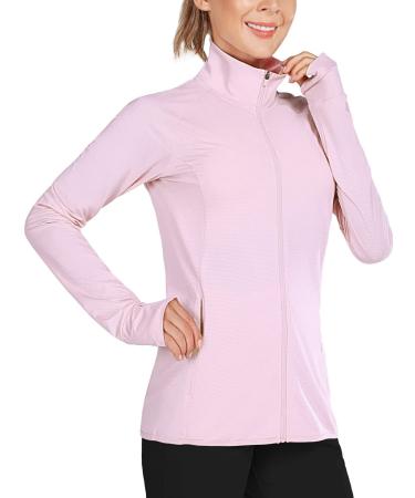 BALEAF Women's Long Sleeve Crop Workout Shirts Slim Fit Tops for
