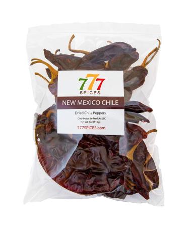 4oz New Mexico Dried Whole Chile Peppers, Chili Pods for Authentic Mexican Food, Chile Seco