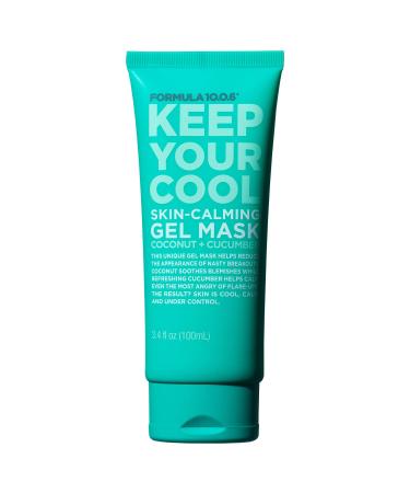 Formula 10.0.6 - Keep Your Cool Skin-Calming Gel Mask - Refreshing Gel Mask That Soothes Blemishes and Calms the Skin  Vegan  Paraben-Free  Sulfate-Free & Cruelty-Free  3.4 Fl Oz