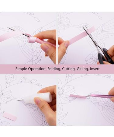 Beginners Paper Quilling Tools Kit Heart Template Board Paper