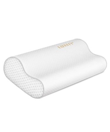 LUXFFY Memory Foam Sleeping Pillow: Cervical Contour Pillows for