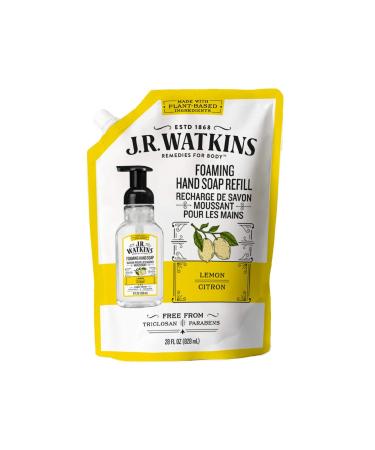 J.R. Watkins Liquid Foaming Hand Soap Lemon Refill  Pack of 1 - SET OF 3