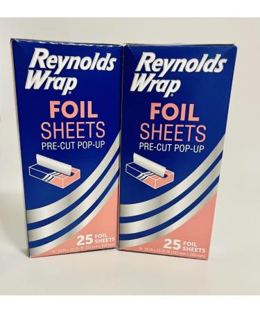  Reynolds Wrappers Pop Up / Foil Sheets (2 Pack) No cutting or  Tearing : Health & Household