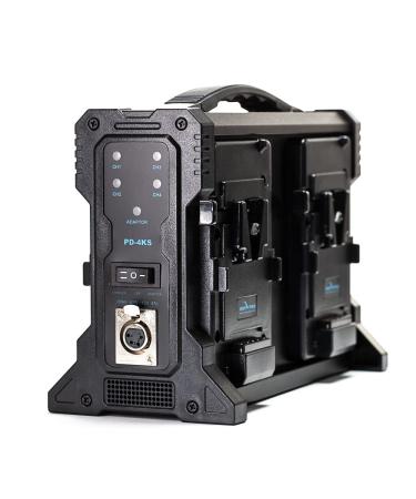 Quad V-Mount Battery Charger with XLR Output