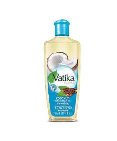 Dabur Vatika Naturals Enriched Hair Oil - Natural Moisturizing  Strengthening and Hair Oil for Healthy Scalp  Nourishing Hair Oil for Soft  Manageable  Smooth and Silky Hair From Root to Tip (Coconut)