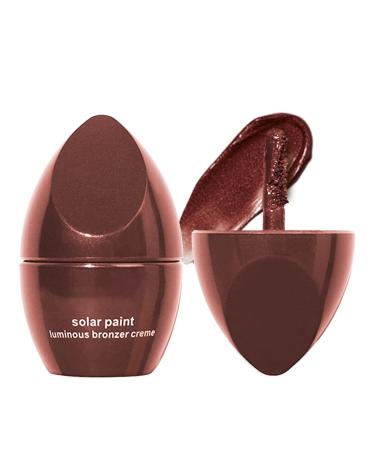 SUMEITANG Liquid Highlight  Bronzer Illuminator  Cream Face Brightening and Shadowing Stick  Glow Highlighting Face Contouring Deepening Contour Side Shadow Makeup Long Lasting Shimmer - Red Brown